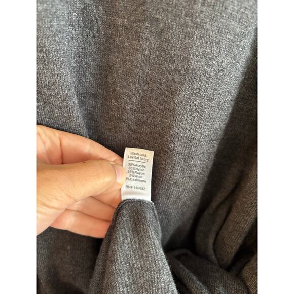 Marine Layer Addison Sweater Dress Womens Size Medium Wool Cashmere Blend Gray - Picture 5 of 6